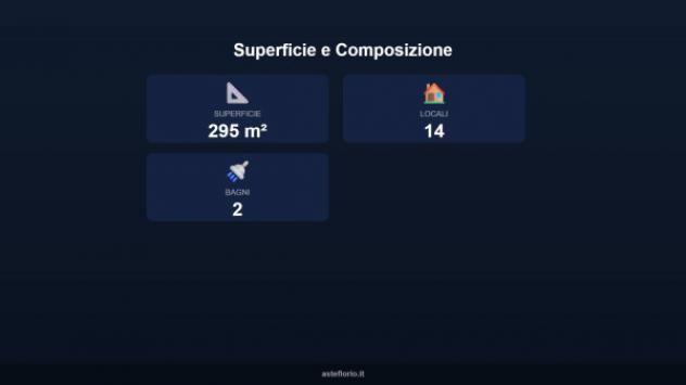 Immobile in asta di 295 m² con più di 5 locali in vendita a Roma - Foto 2