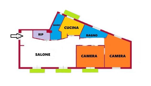 Trilocale in vendita a Salerno - Foto 17