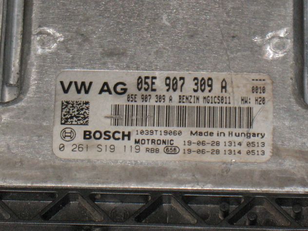 05E907309A ECU CENTRALINA VOLKSWAGEN SKODA LEON 1.5 MG1CS011 0261S19119 - Foto 2