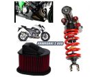 Kawasaki Z800 accessori kit freni trasmissione mono Fg centralina valigie Shad