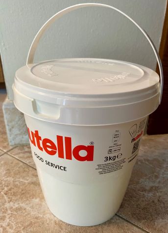 Vaso Nutella plastica da 3 kg