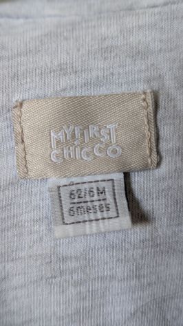 Giubbino Chicco neonata 6 mesi blu a pois bianchi - Foto 6