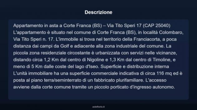 Immobile in asta di 116 m² in vendita a Corte Franca - Foto 16