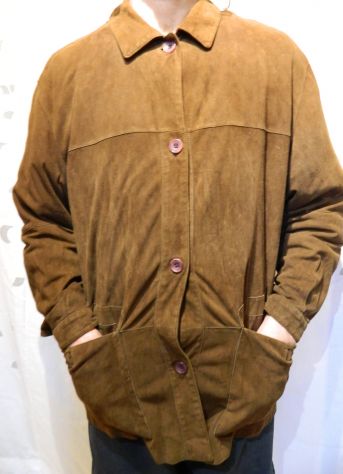 Giacca Gimo’s in pelle unisex 46
