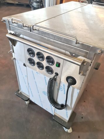carrello inox riscaldato bagnomaria mai usato - Foto 2