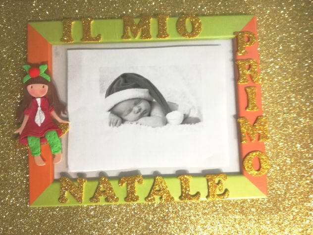 IL MIO PRIMO NATALE CORNICE - SPEDIZIONE GRATUITA - Foto 6