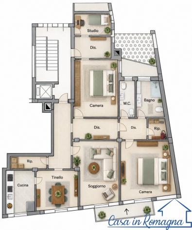 Quadrilocale in vendita a Rimini - Foto 16