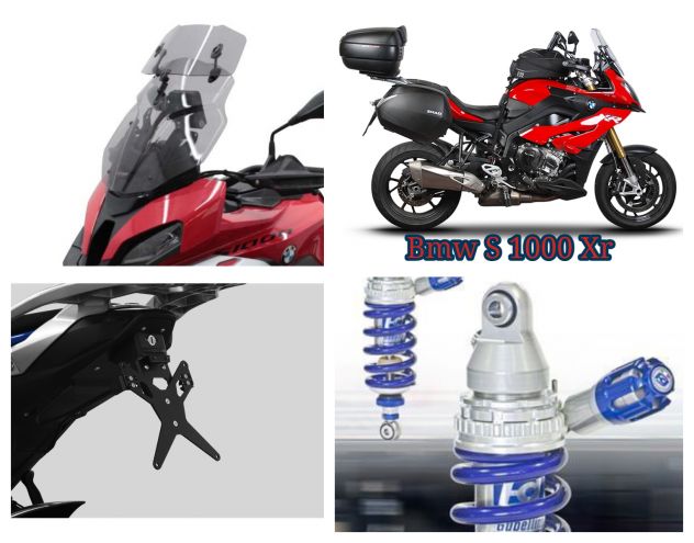 Bmw S 1000 Xr accessori parafango puntale protezioni cavalletto centrale
