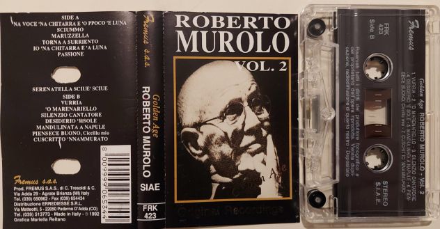 RARO!!MC Musicassetta (1991) ROBERTO MUROLO VOL.2 GOLDEN AGE, CDFR 0331 - Foto 3