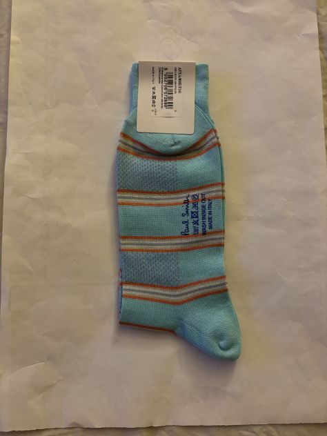 CALZE NUOVE DA UOMO FIRMATE ORIGINALI”PAUL SMITH”MADE IN ITALY - Foto 7