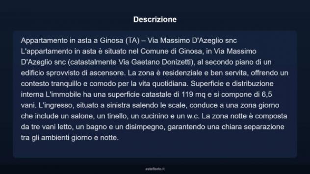 Immobile in asta di 119 m² con più di 5 locali in vendita a Ginosa - Foto 7