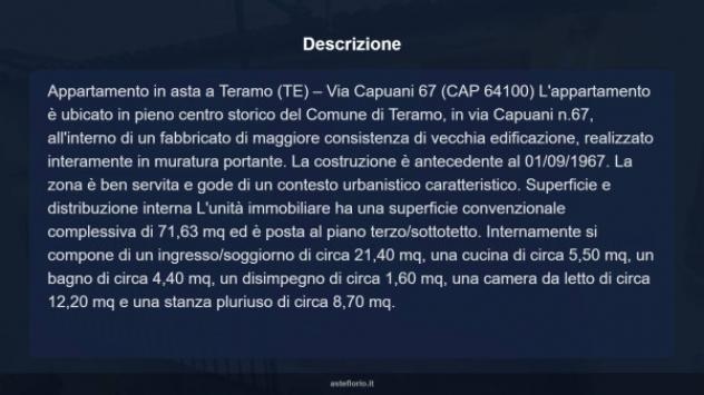 Immobile in asta di 71 m² in vendita a Teramo - Foto 9