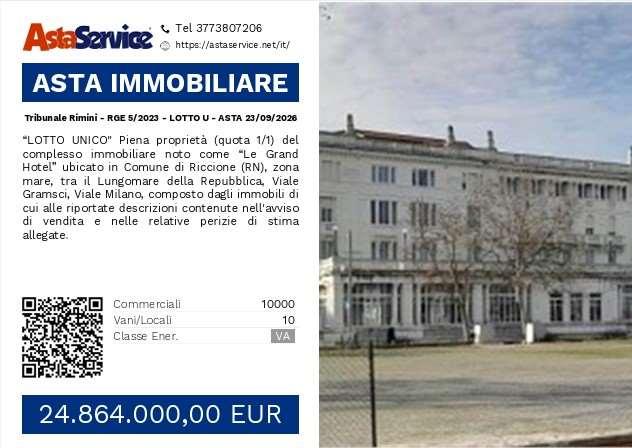 Tribunale Rimini - RGE 5/2023 - LOTTO U - Tribunale Rimini - RGE 5/2023 - LOTTO U - ASTA 23/09/2026
