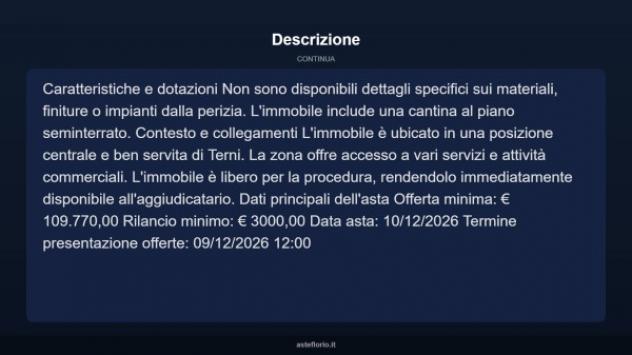 Immobile in asta di 216 m² in vendita a Terni - Foto 4