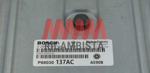 0281014756 Jeep Cherokee 2.8 centralina motore Bosch - Foto 2