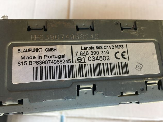 Radio / Autoradio CD MP3 Originale LANCIA Ypsilon 1 prima serie dal 2003 al 2011 - Foto 5