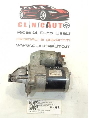 MOTORINO D' AVVIAMENTO KIA Cee'd Sporty Wagon 361002B200 MOOOT3257ZE G4FA benzina 1396 (07) - Foto 5