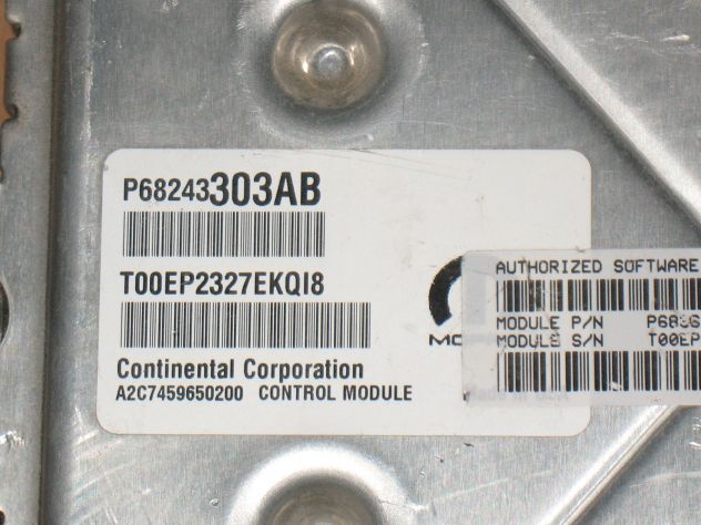 P68243303AB ECU DODGE RAM 1500 5.7L 68361552AE A2C7459650200 T00EP2327EKQI8 - Foto 4