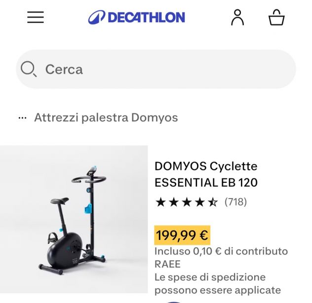 Cyclette Domyos EB Essential 120 - Foto 2