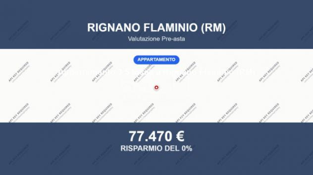 Immobile in asta di 64 m², box auto in vendita a Rignano Flaminio