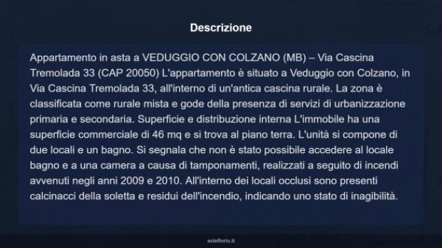 Immobile in asta di 46 m² in vendita a Veduggio con Colzano - Foto 7