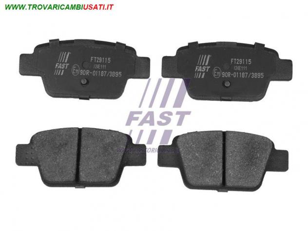 PASTIGLIE FRENO FIAT STILO 01 POSTERIORE SENZA SENSORE FT29115 Meccanica  Impianto frenante  Freni  Pastiglie freni pos