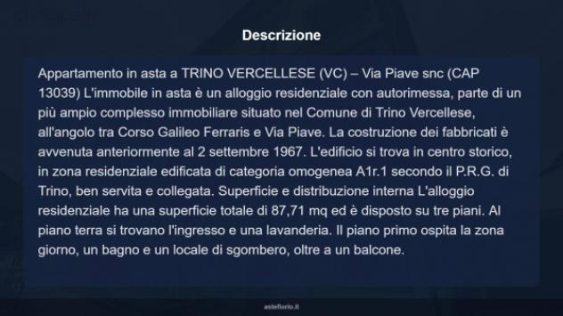 Immobile in asta di 87 m², box auto in vendita a Trino - Foto 14