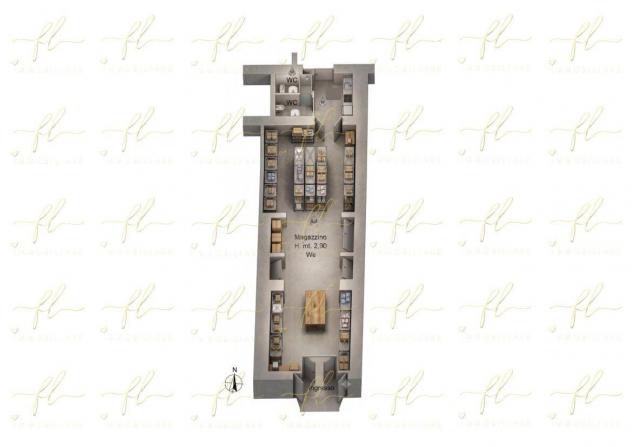 Locale comm.le/Fondo in vendita a Livorno 50 mq Rif: 1427599