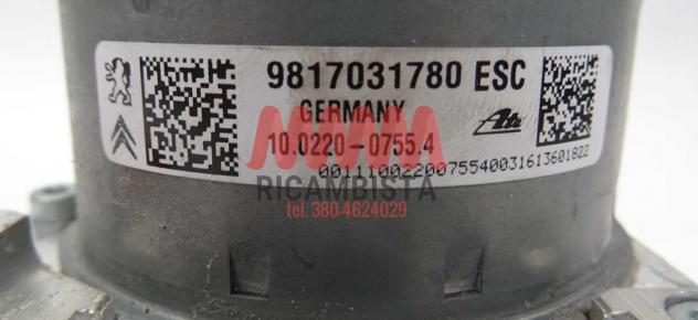 9817031780 Peugeot 208 centralina gruppo pompa ABS
