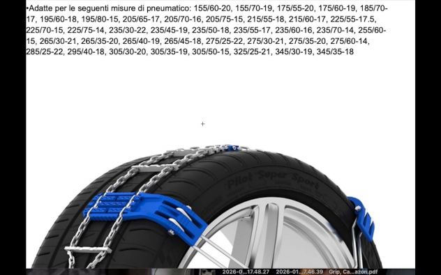 Catene per auto NON catenabili originali Michelin Fast Grip - Foto 4