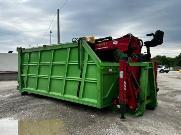 CONTAINER SCARRABILE USATO CON COPERCHIO E GRU rif. 23804242 - Foto 2