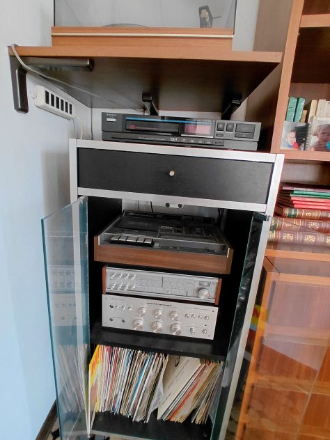 Impianto stereo vintage anni '70