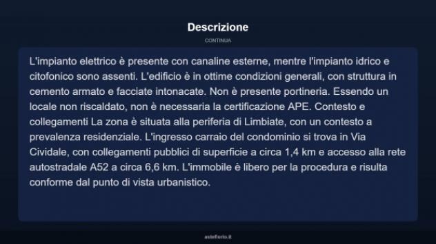 Immobile in asta di 18 m² in vendita a Limbiate - Foto 9