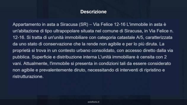 Immobile in asta di 40 m² in vendita a Siracusa - Foto 9