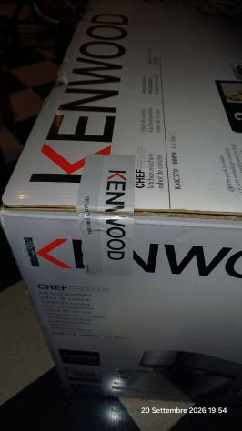 Kenwood KMC570 Chef Premier Impastatrice Planetaria MAI USATA - Foto 3