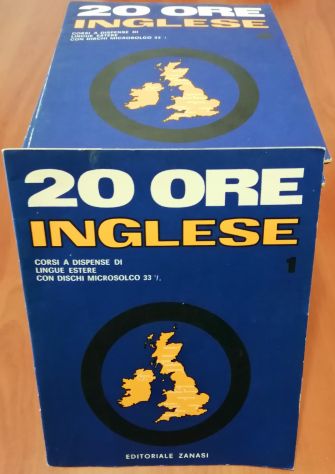 Corso di Inglese 46 fascicoli Vintage Raro anni 60 - 20 Ore Inglese su Vinile - Foto 4