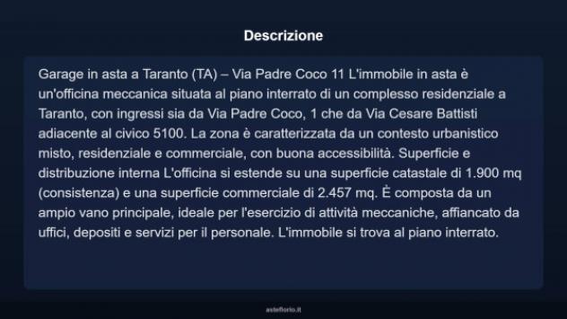 Immobile in asta di 2457 m² in vendita a Taranto - Foto 5