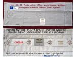 Strisce di lino ricamate a mano cm. 150 x 50