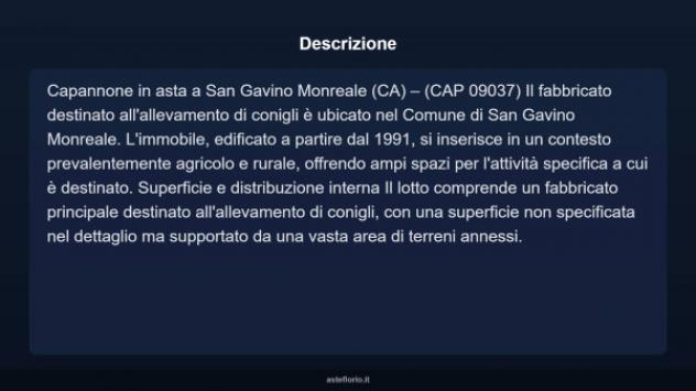 Immobile in asta di 35000 m² in vendita a San Gavino Monreale - Foto 2