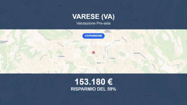Immobile in asta di 940 m² in vendita a Varese