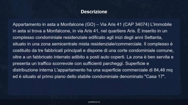 Immobile in asta di 84 m², box auto in vendita a Monfalcone - Foto 12