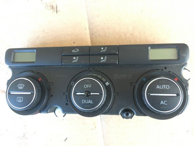 Centralina Display Comando Clima Automatico Bizona VOLKSWAGEN Golf V / 5 / Plus - Foto 2