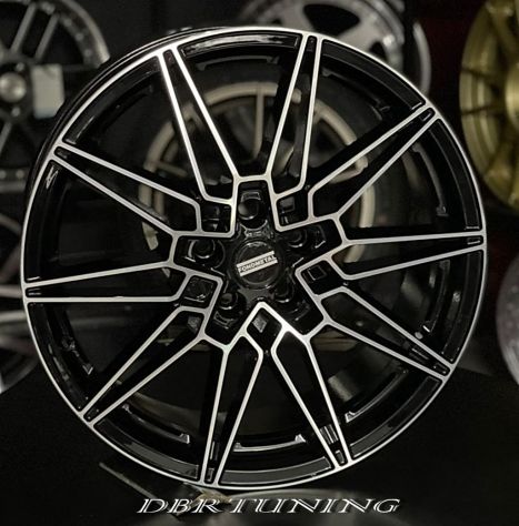 Cerchi in lega 19 FONDMETAL THOE Black Polish BMW - Foto 3