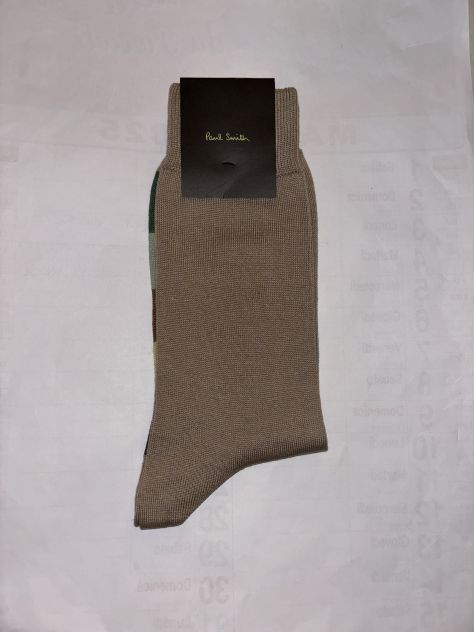 CALZE NUOVE CON CARTELLINO FIRMATE ORIGINALI”PAUL SMITH”MADE IN ITALY IN COTONE