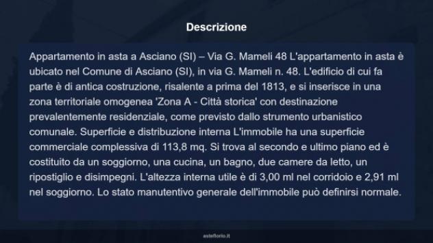 Immobile in asta di 113 m² in vendita a Asciano - Foto 7