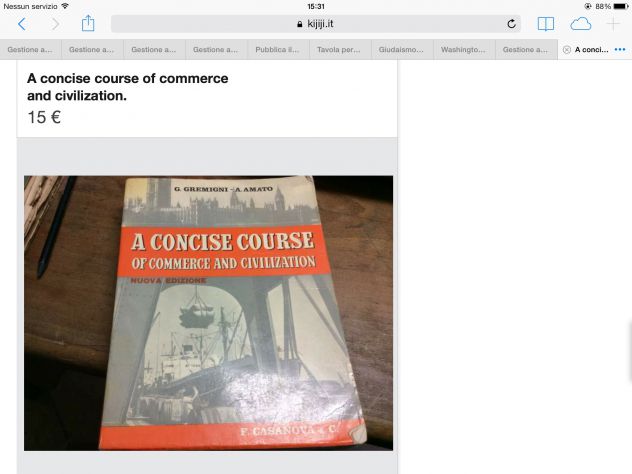 A CONCISE COURSE OF COMMERCE AND CIVILIZATION. 1967