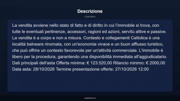 Immobile in asta di 106 m² in vendita a Cattolica - Foto 7