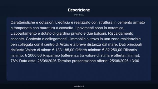 Immobile in asta di 88 m² in vendita a Anzio - Foto 11