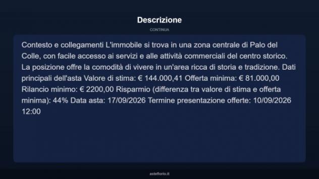 Immobile in asta di 81 m² in vendita a Palo del Colle - Foto 12