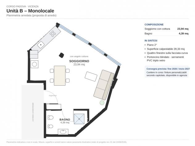 Monolocale in vendita a Vicenza - Foto 4